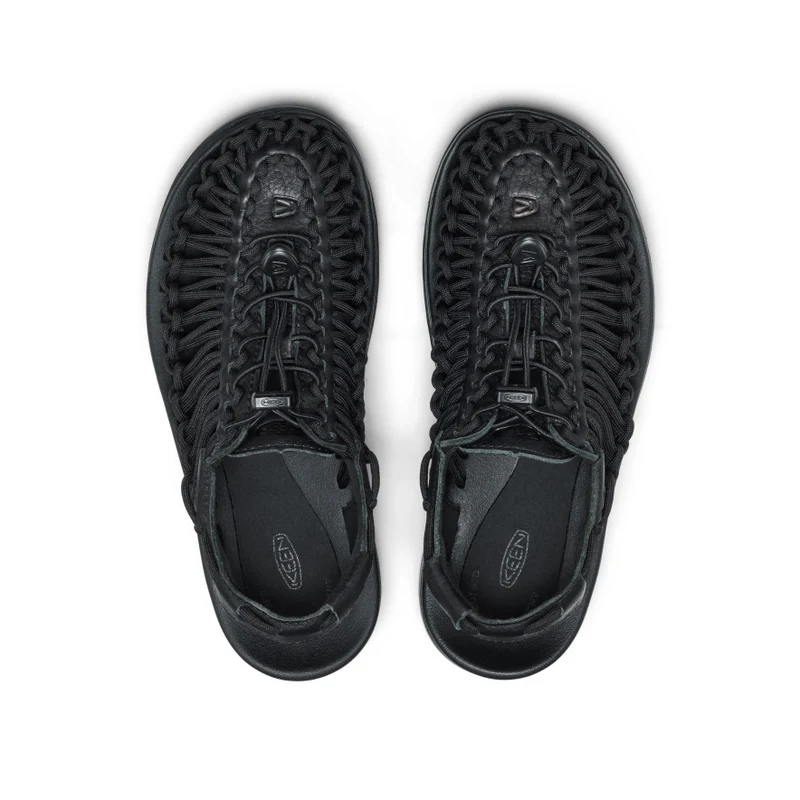 Unisex UNEEK PLT Sneaker | Black Smooth Lea