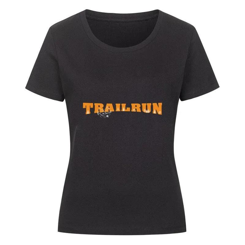 TRAILRUN covered letters - Bio Premium T-Shirt Frauen