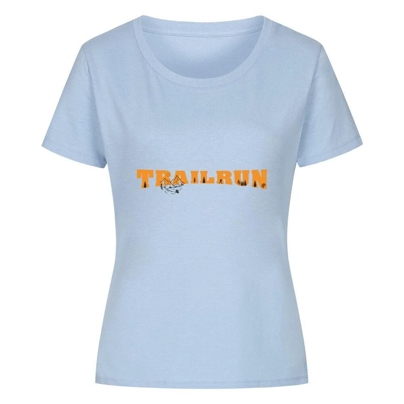 TRAILRUN covered letters - Bio Premium T-Shirt Frauen