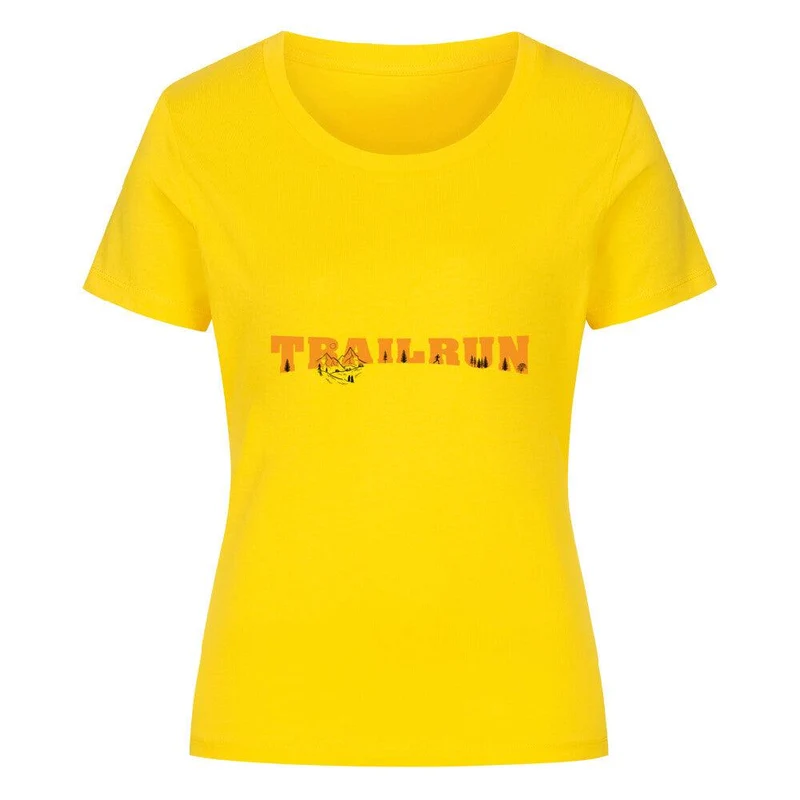 TRAILRUN covered letters - Bio Premium T-Shirt Frauen