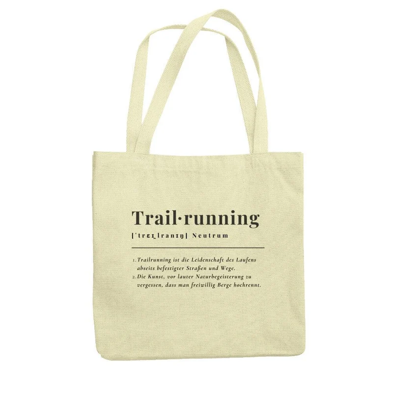 Trailrunning Definition - Jutebeutel