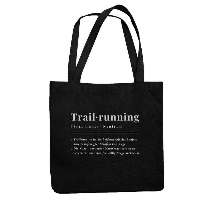 Trailrunning Definition - Jutebeutel