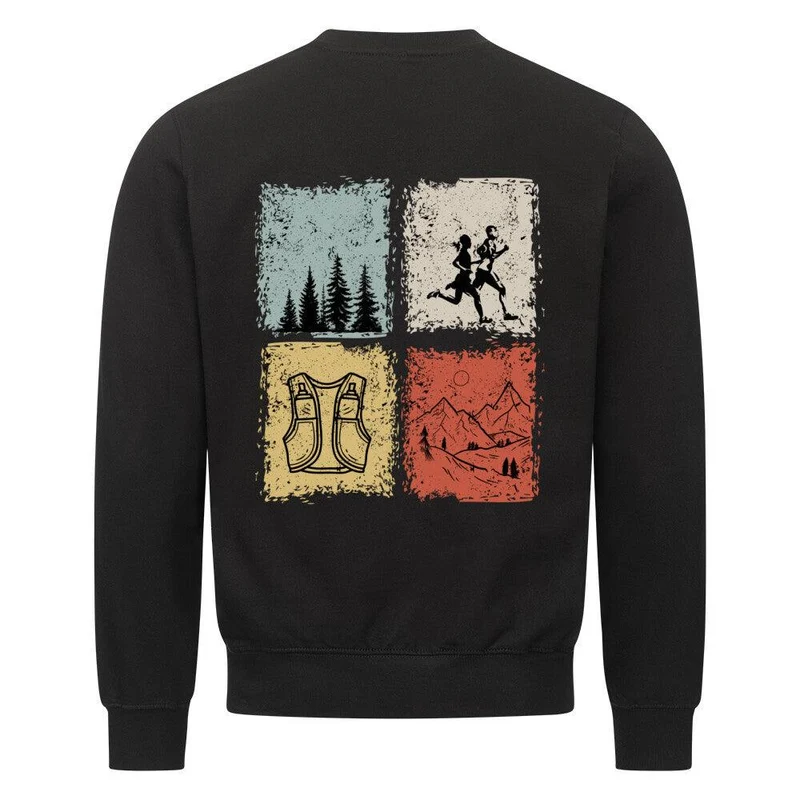 just trailrun 4 elements - Bio Premium Sweatshirt