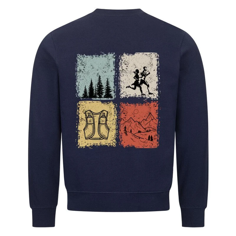 just trailrun 4 elements - Bio Premium Sweatshirt