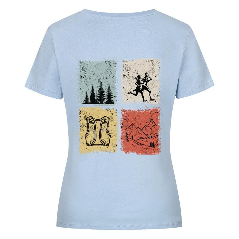 just trailrun 4 elements - Bio Premium Shirt Damen