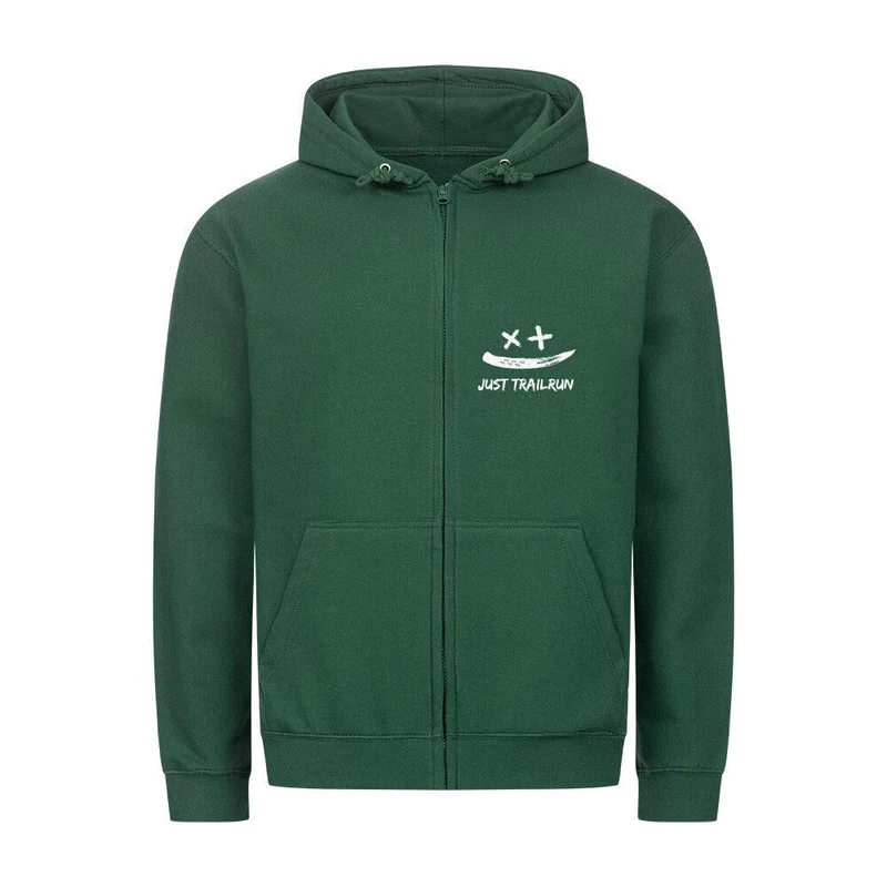just trailrun 4 elements - Bio Premium Zipper Hoodie