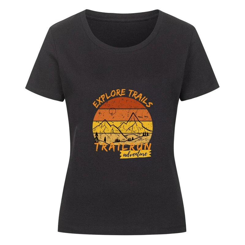 Explore Trails Trailrun Adventure - Bio Premium Shirt Frauen