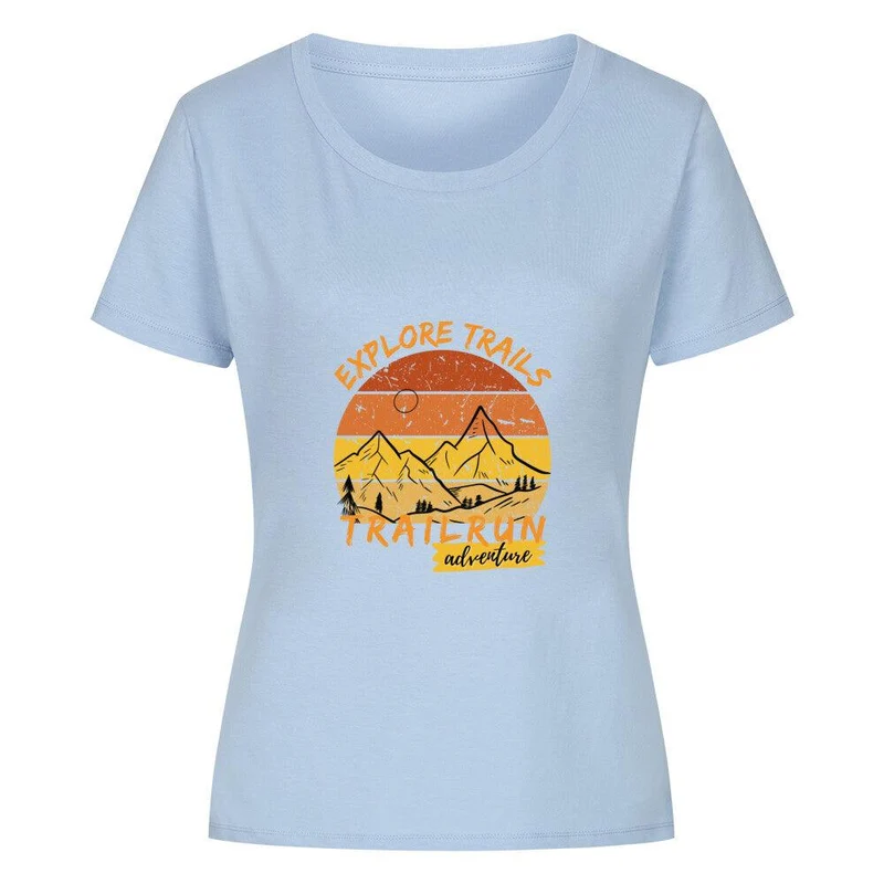 Explore Trails Trailrun Adventure - Bio Premium Shirt Frauen