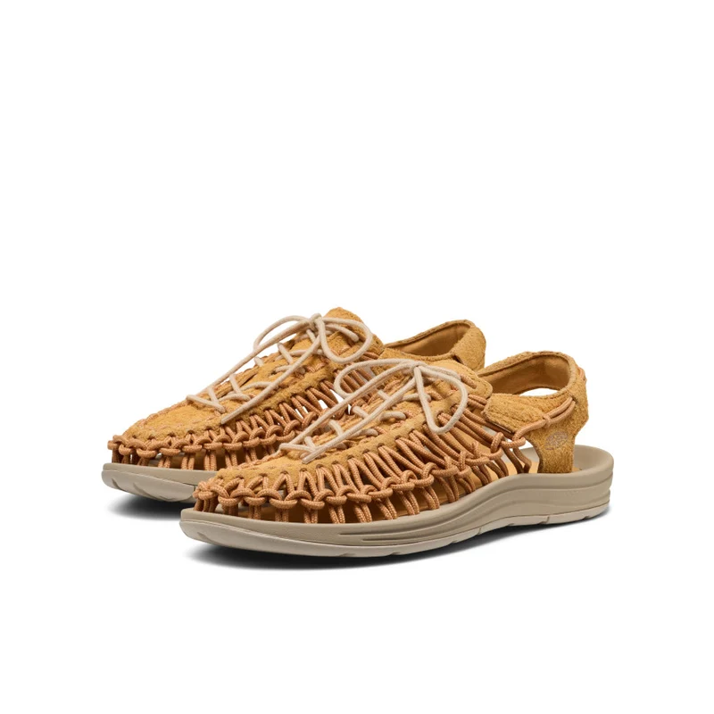 All Gender UNEEK Leder Sneaker | Oak Buff/Plaza Taupe