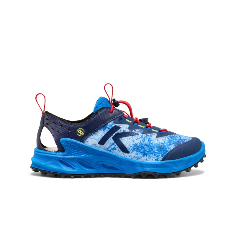 Zionic ADV Sandale für große Kids | Precious Blue/Racing Red