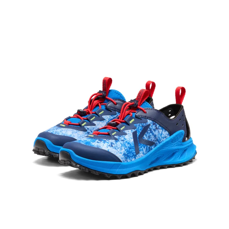 Zionic ADV Sandale für große Kids | Precious Blue/Racing Red