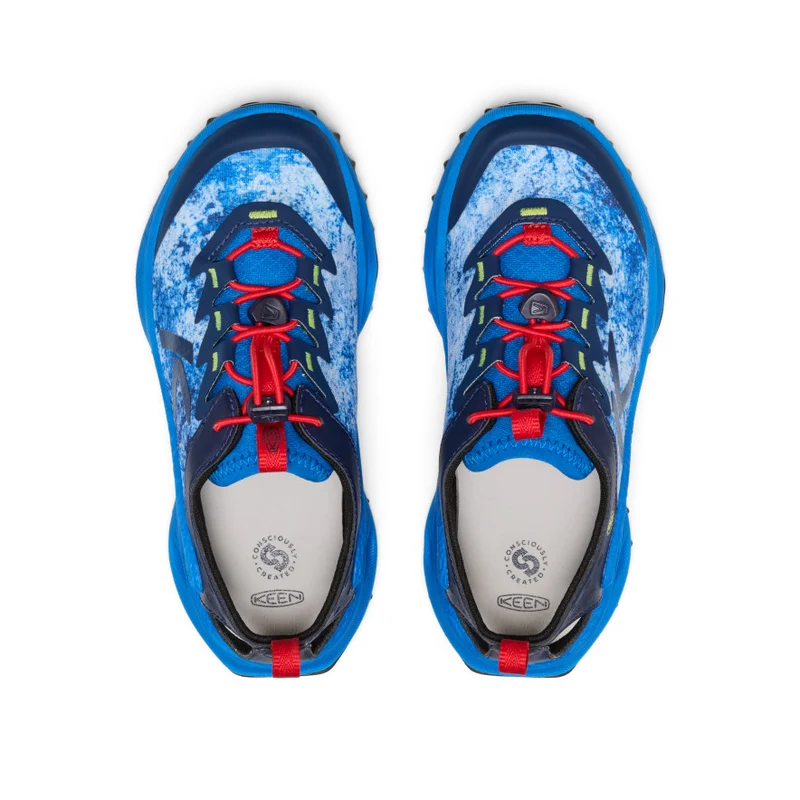 Zionic ADV Sandale für große Kids | Precious Blue/Racing Red
