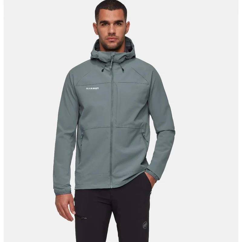 Mammut Ultimate Comfort SO Hooded Jacket Men - Strat