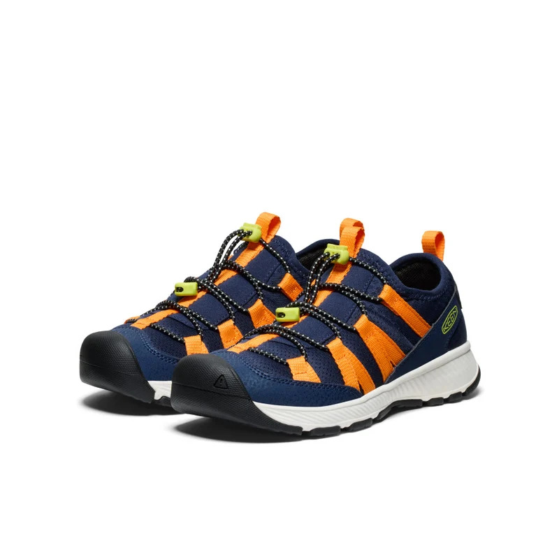 Motozoa Sneaker für große Kids | Naval Academy/Bright Marigold