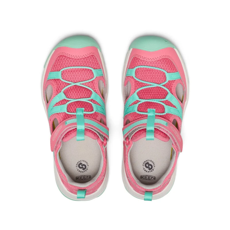 Motozoa Sandale für große Kids | Pink Lemonade/Cabbage