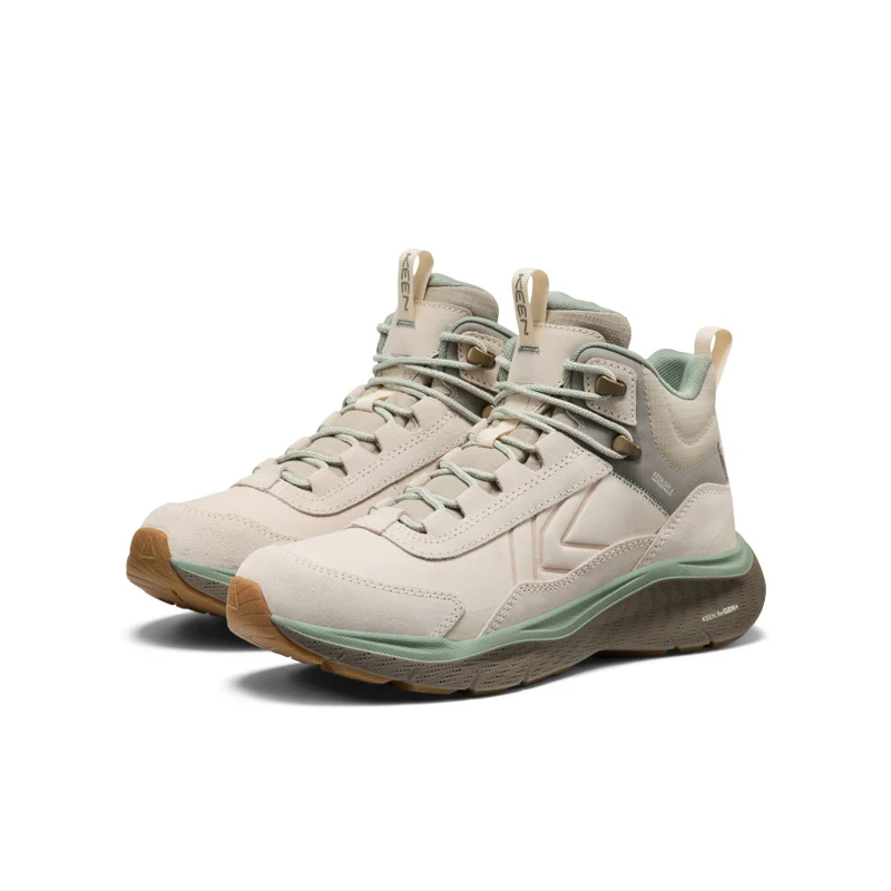 Leiki Leder Wasserdichte Wanderstiefel | Birch/Lily Pad