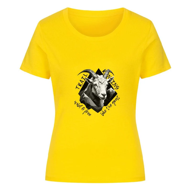 wild and free like the goat - Premium Organic Shirt Women