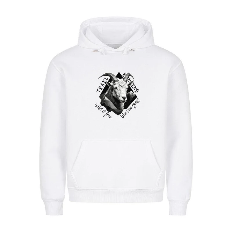 wild and free like the goat - Bio Premium Hoodie