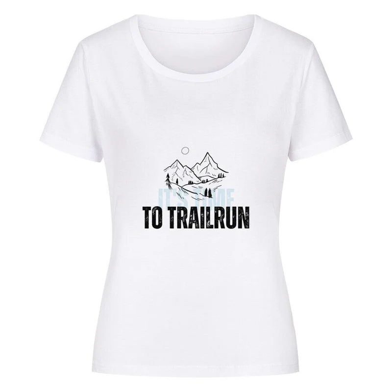 it's time to trailrun - Bio Premium Shirt Frauen