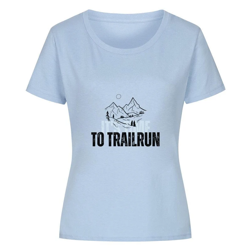 it's time to trailrun - Bio Premium Shirt Frauen