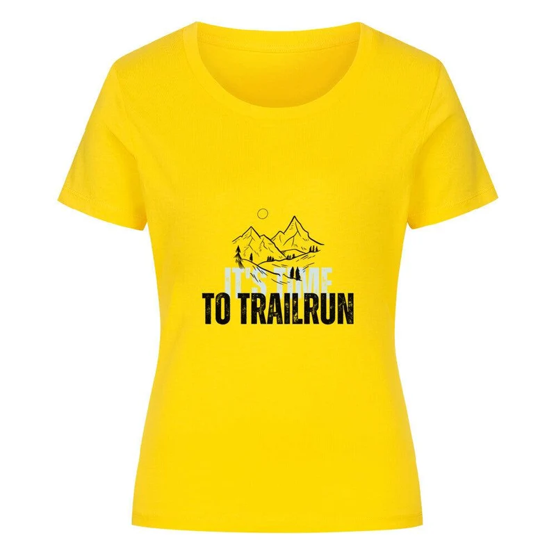 it's time to trailrun - Bio Premium Shirt Frauen