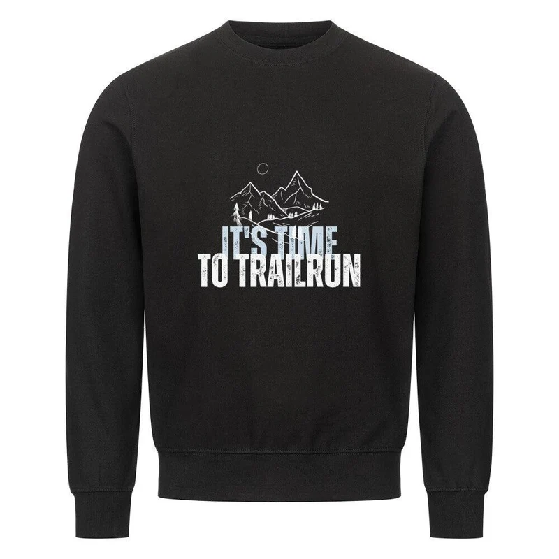 it's time to trailrun - Bio Premium Sweatshirt