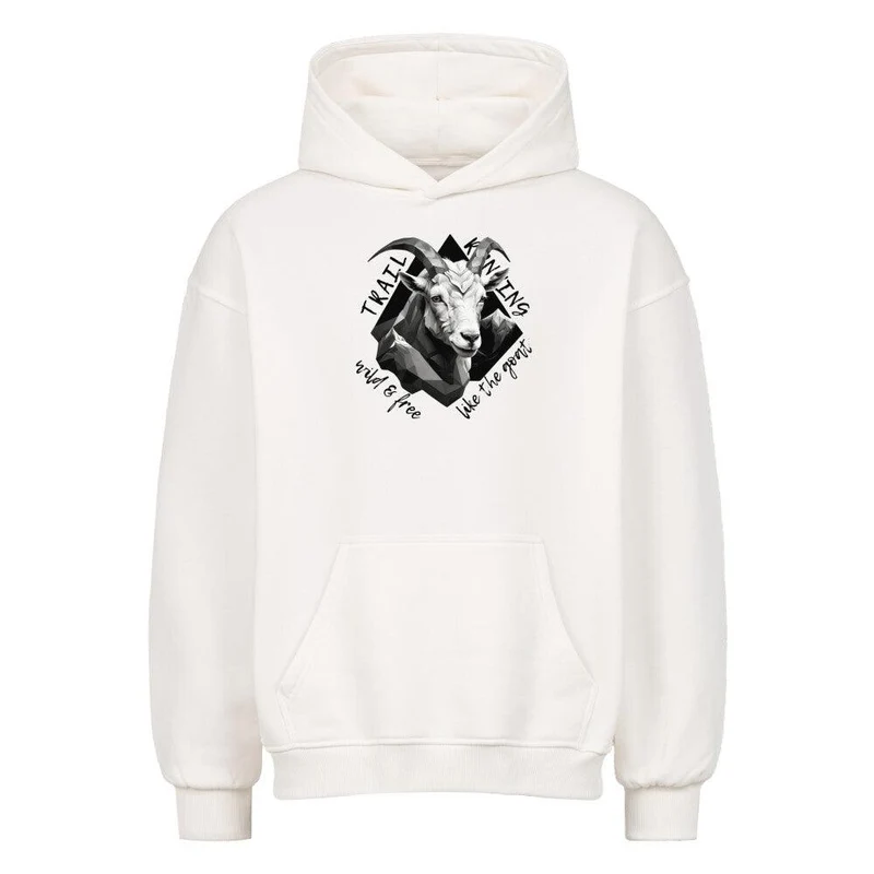 wild and free like the goat - Bio Premium Oversized Hoodie