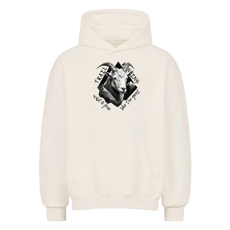 wild and free like the goat - Bio Premium Oversized Hoodie