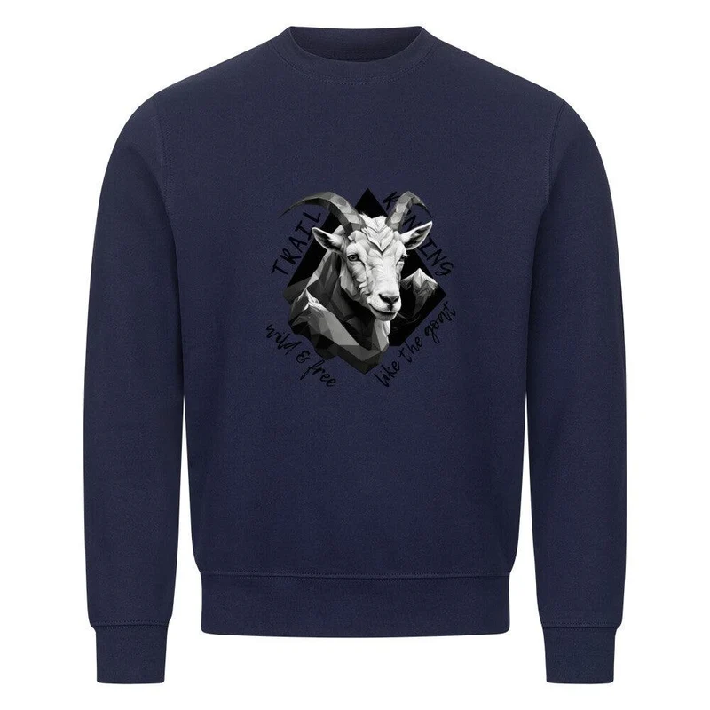 wild and free like the goat - Bio Premium Sweatshirt
