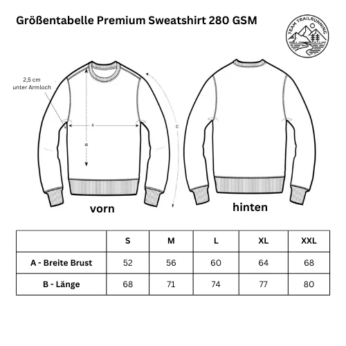 wild and free like the goat - Bio Premium Sweatshirt