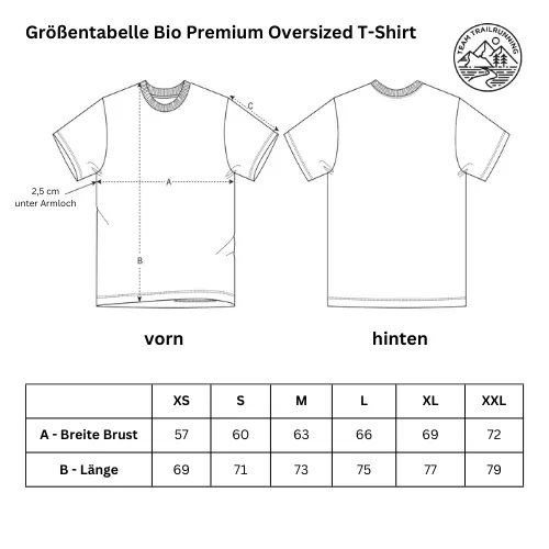 wild and free like the goat - Bio Premium Oversized Shirt