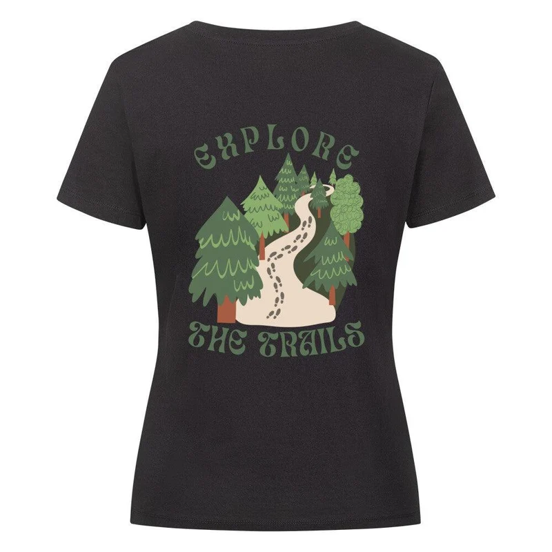 Explore the Trails - Bio Premium Shirt Frauen