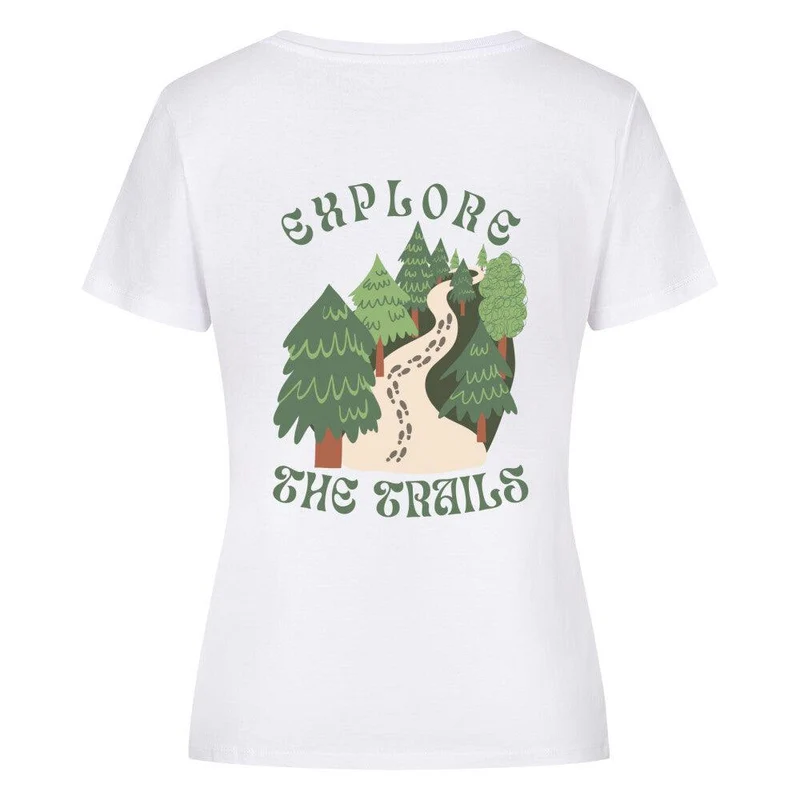 Explore the Trails - Bio Premium Shirt Frauen