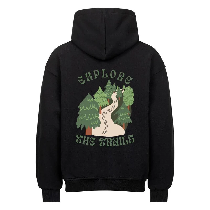 Explore the Trails - Bio Premium Oversized Hoodie