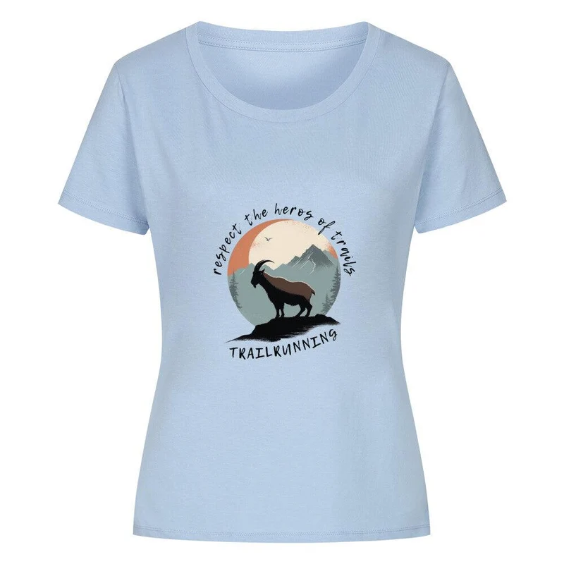 respect the heros of trails - Bio Premium Shirt Frauen