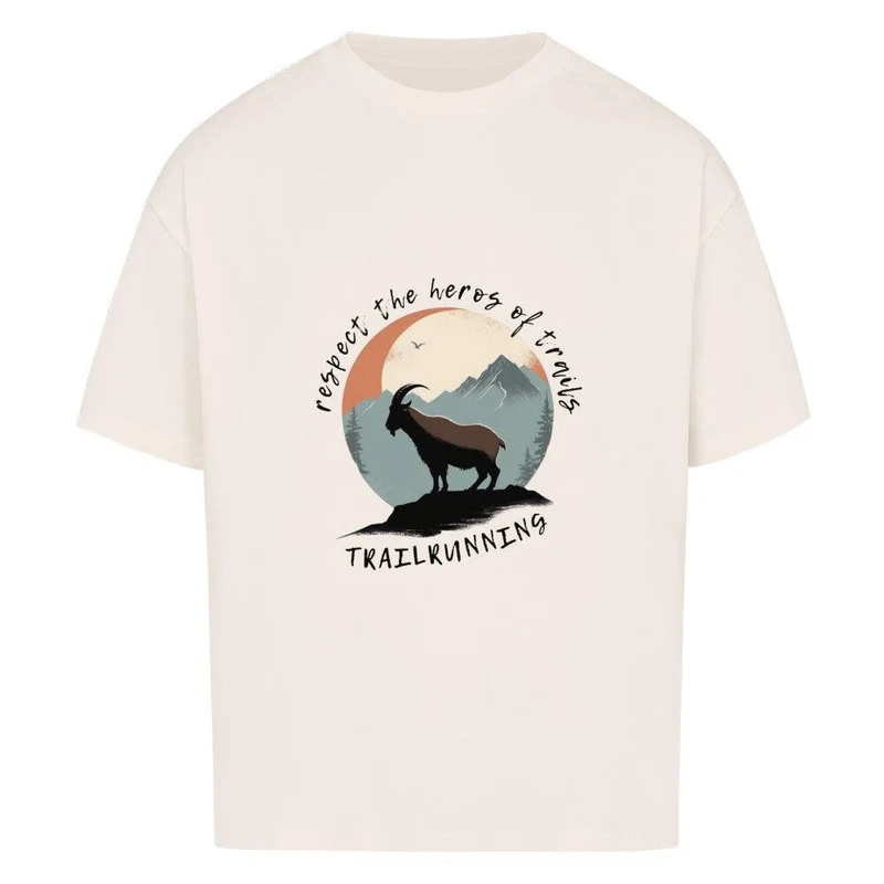 respect the heros of trails - Bio Premium Oversized Shirt