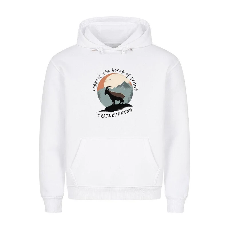 respect the heros of trails - Bio Premium Hoodie