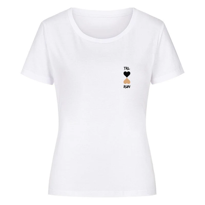 TRLRUN Heart - Bio Premium T-Shirt Frauen
