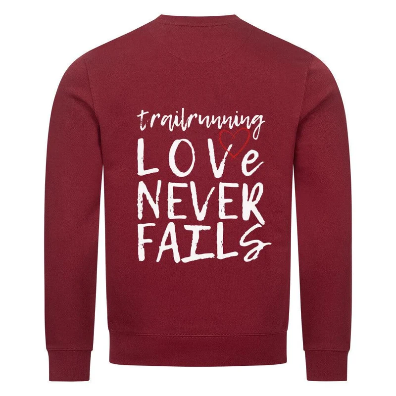 trl run love never fails - Bio Premium Sweatshirt