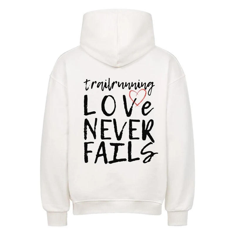 trl run love never fails - Bio Premium Oversized Hoodie