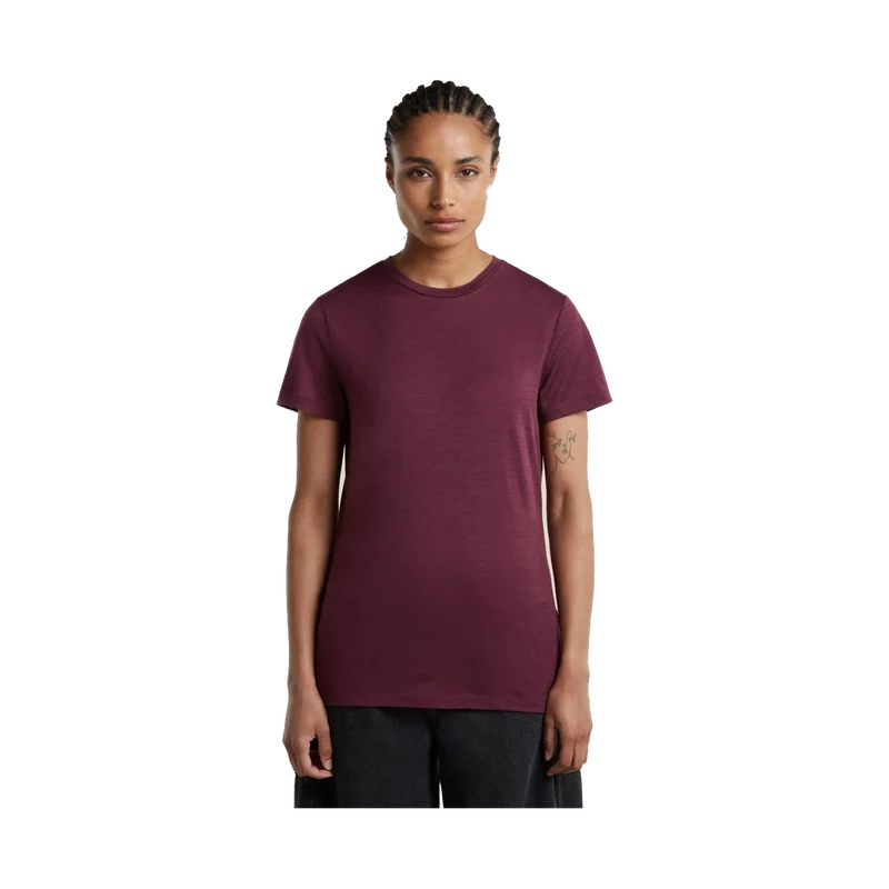 Icebreaker 150 Tech Lite III SS Tee W DK Berry
