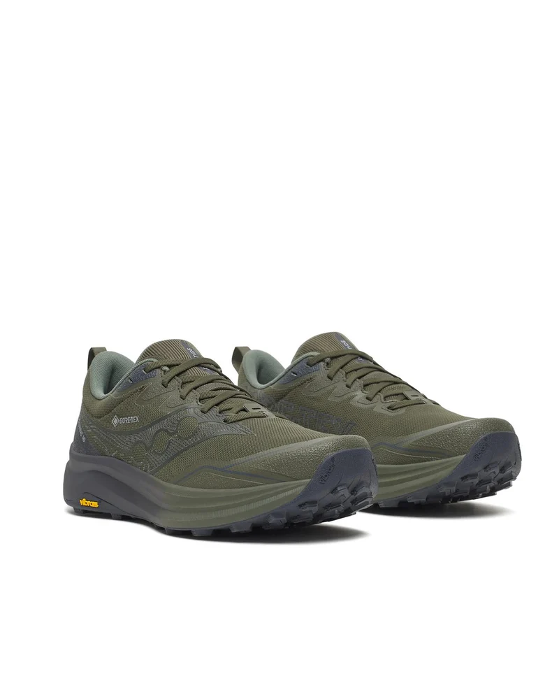 Saucony Peregrine 16 Gore-Tex Fatigue / Ebony