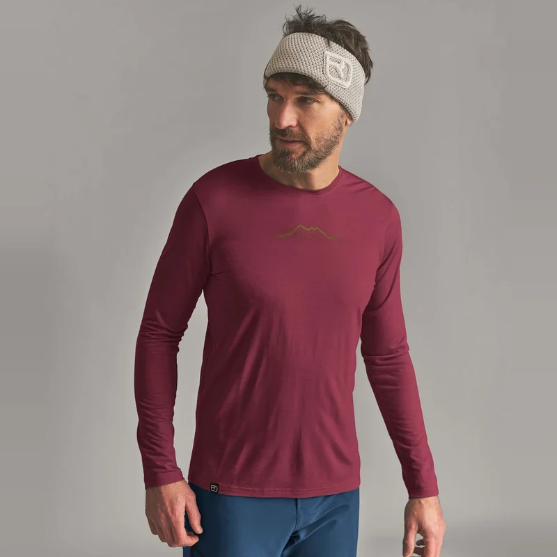 Ortovox 150 Cool mountain LS Red malbec