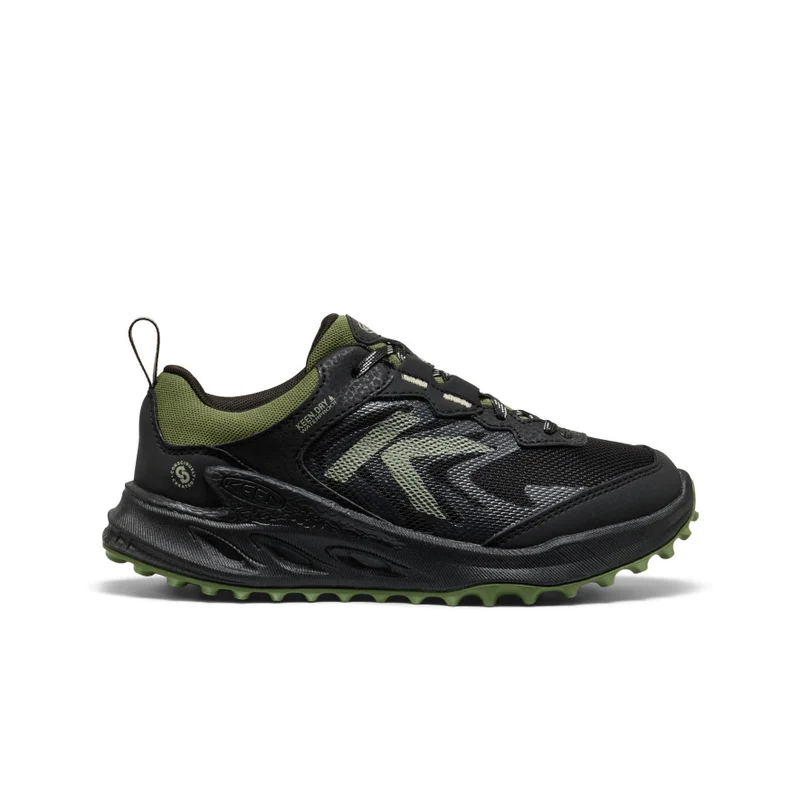 Zionic Wasserdichte Schuhe für große Kids | Black/Bronze Green