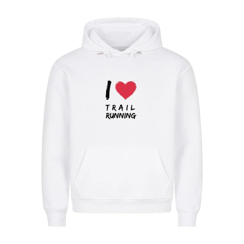 I love Trailrunning - Bio Premium Hoodie