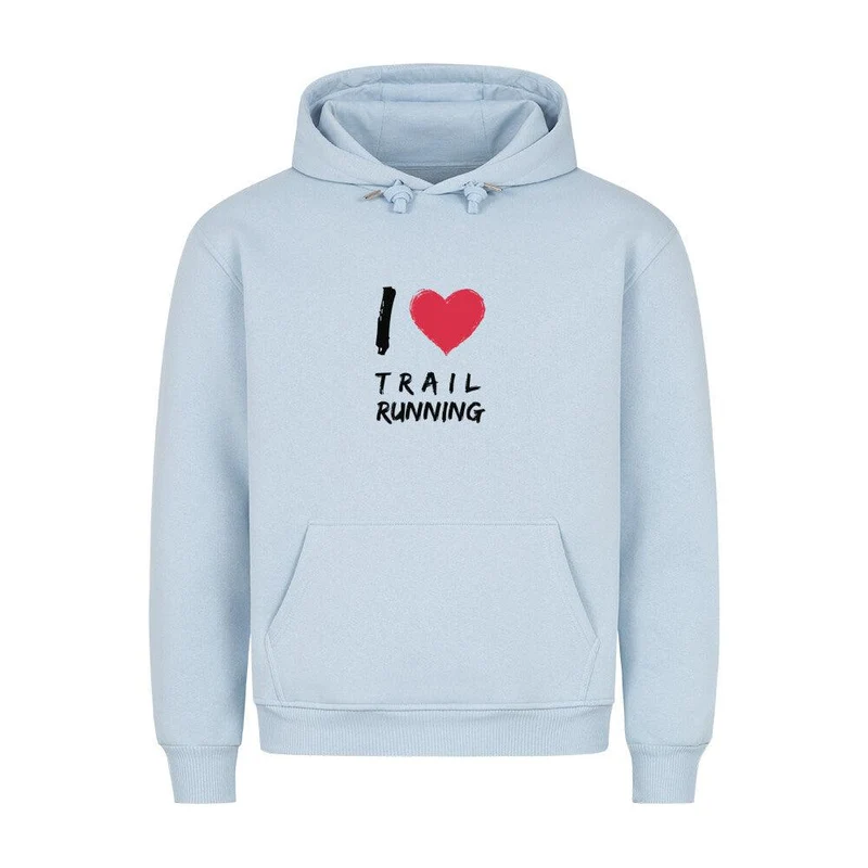 I love Trailrunning - Bio Premium Hoodie