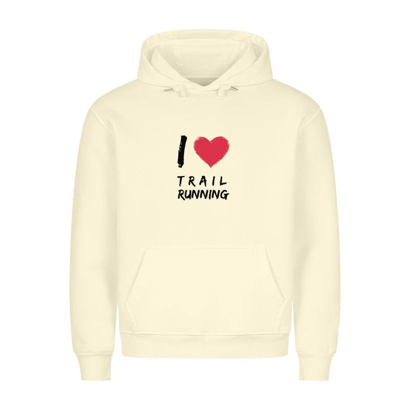 I love Trailrunning - Bio Premium Hoodie