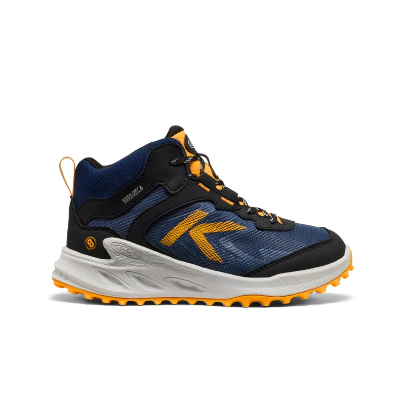 Zionic Wasserdichte Stiefel für große Kids | Naval Academy/Bright Marigold