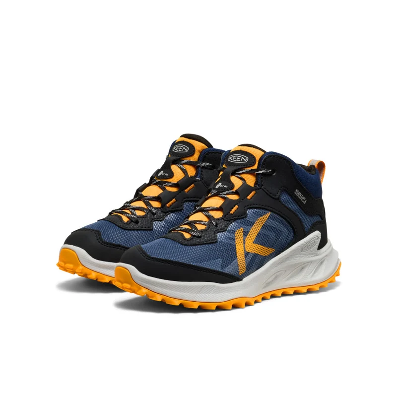 Zionic Wasserdichte Stiefel für große Kids | Naval Academy/Bright Marigold