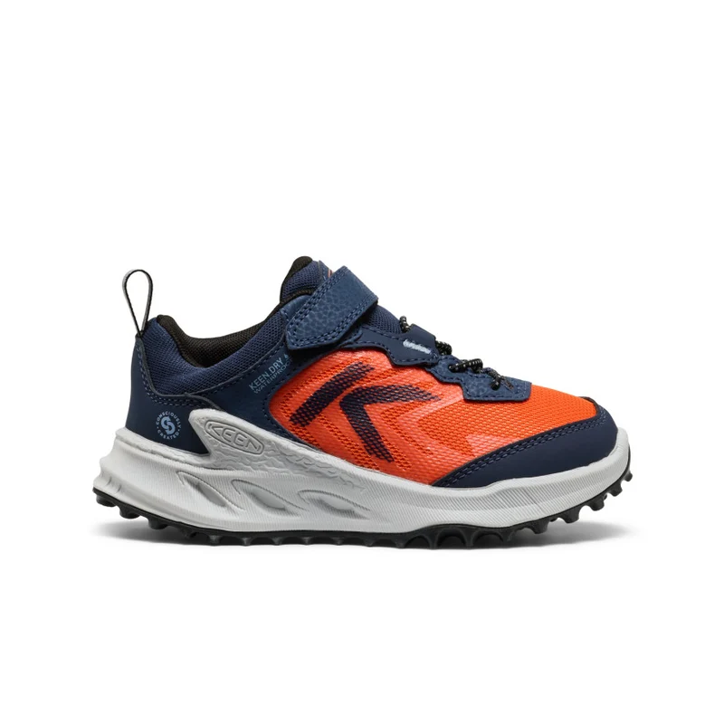Zionic Wasserdichte Wanderschuhe für kleine Kids | Naval Academy/Scarlet Ibis